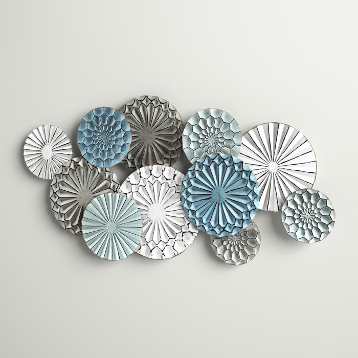 Sand & Stable MultiColor Metal Abstract Flower Wall Decor & Reviews